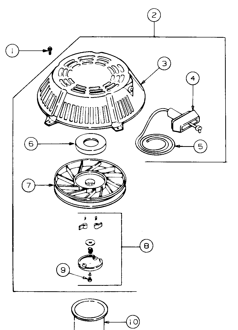 Starting System Diagram and Parts List for 4815F-PRO 556C465M100 Cub Cadet Lawn Mower
